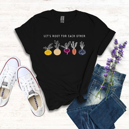 Cute Let's Root for Each Other Tee
